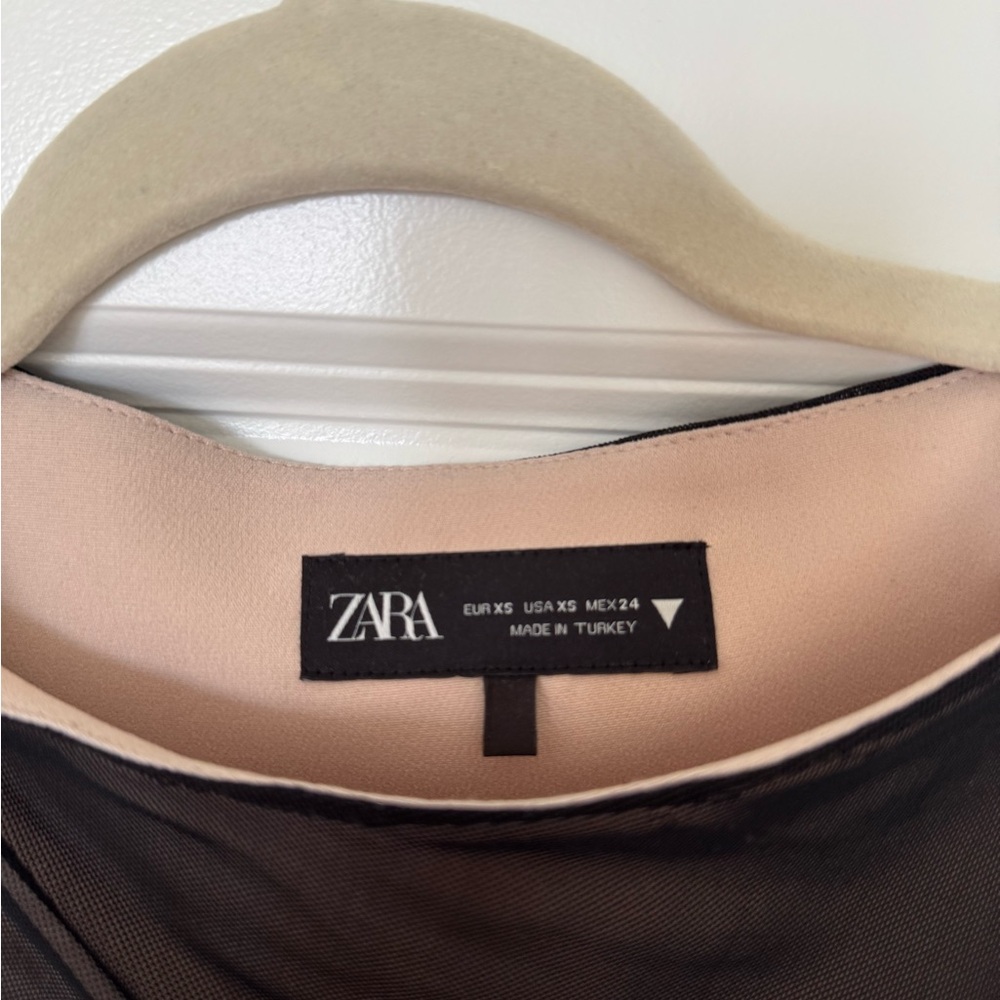 Zara Long Sleeve Mini Dress - XS - Picture 5 of 6